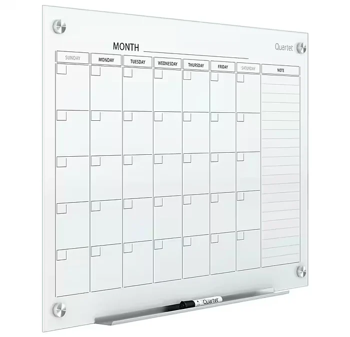 Dry Erase Calendars: Reusable Office Branding